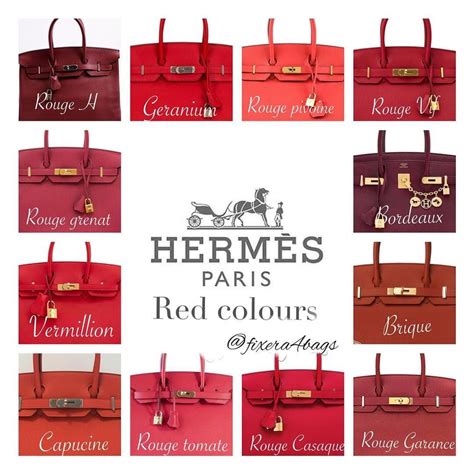 hermes colorful bag|Hermes luggage color chart.